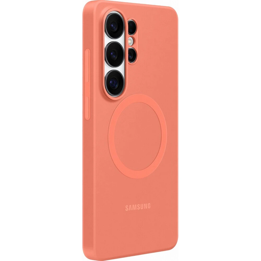 Samsung Silikonový kryt s magnetem pro Samsung Galaxy S26 Ultra Coralred