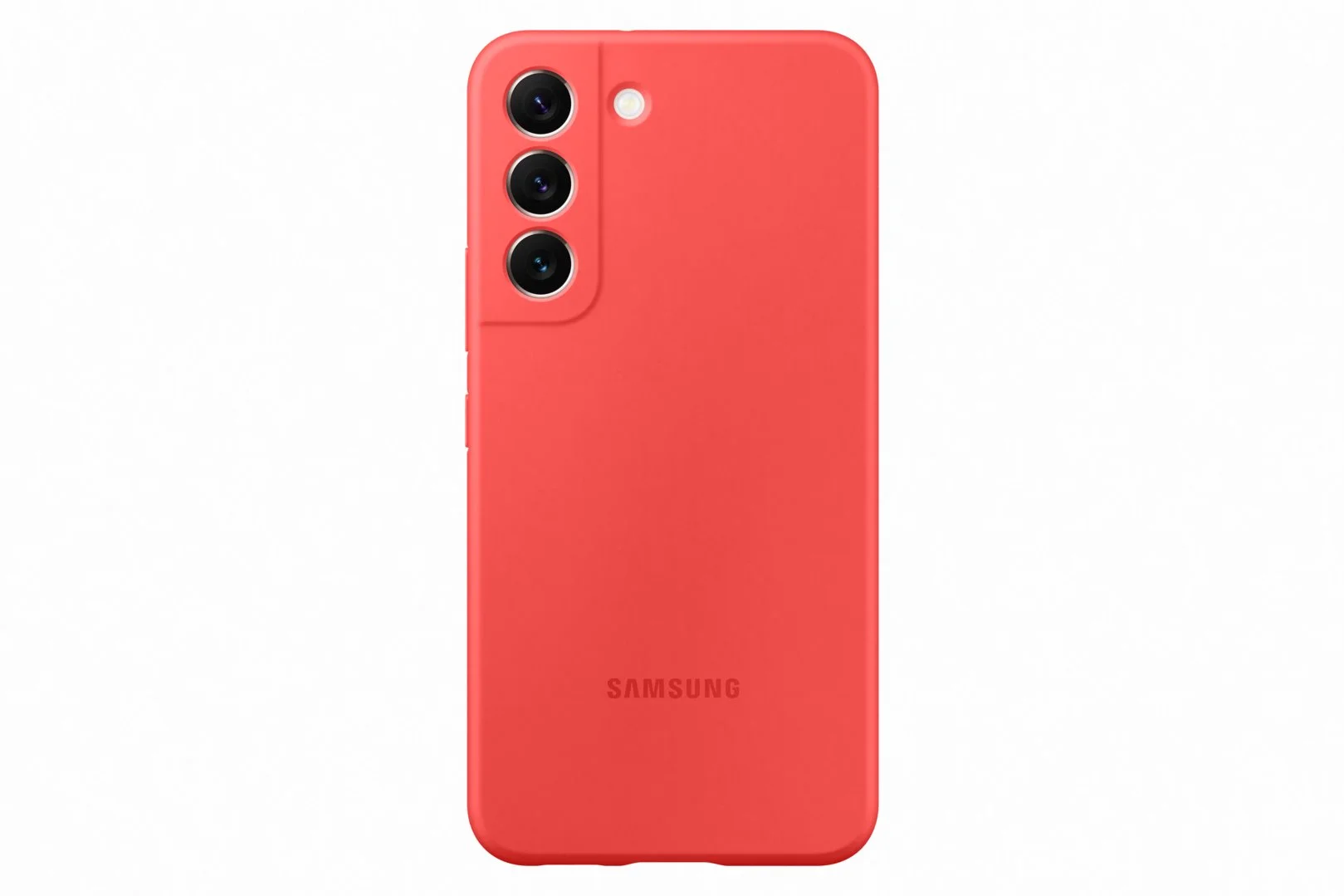 Samsung silikonový zadní kryt EF-PS901T pro Galaxy S22 červený
