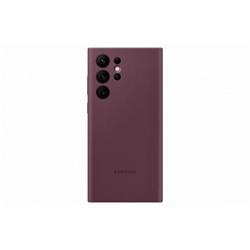 Samsung silikonový zadní kryt EF-PS908T pro Galaxy S22 Ultra vínový