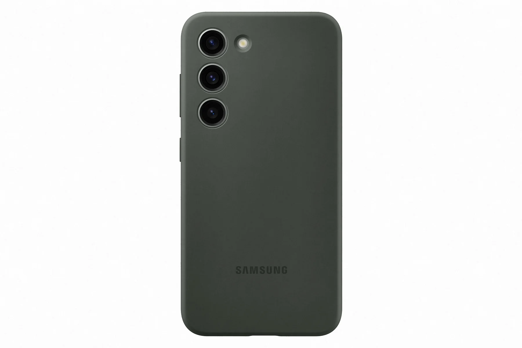 Samsung Silikónový zadný kryt pre Samsung Galaxy S23+ Khaki