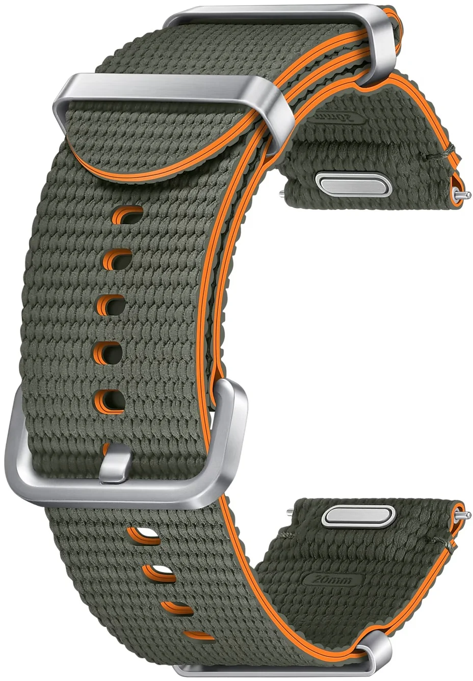 Samsung štýlový športový remienok pre hodinky Watch 7 veľkosti M/L zelený
