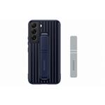 Samsung tvrdený ochranný zadný kryt so stojanom EF-RS901C pre Galaxy S22 modrý