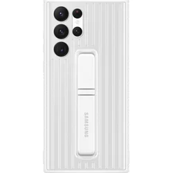 Samsung tvrzený ochranný zadní kryt se stojánkem EF-RS908C pro Galaxy S22 Ultra bílý
