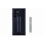 Samsung tvrzený ochranný zadní kryt se stojánkem EF-RS908C pro Galaxy S22 Ultra modrý
