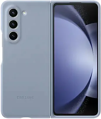 Samsung Zadní kryt z eko kůže pro Galaxy Z Fold5 Blue