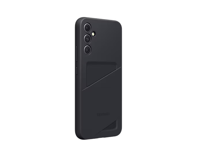 Samsung Zadný kryt s vreckom na kartu EF-OA346T pre Samsung Galaxy A34, čierny