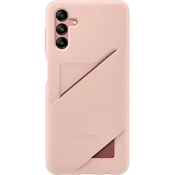 Samsung Zadný kryt s vreckom na kartu Galaxy A04s oranžový