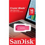 SanDisk Cruzer Blade 16GB USB2.0 elektrický ružový