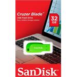 SanDisk Cruzer Blade 32GB USB 2.0 Electric Green