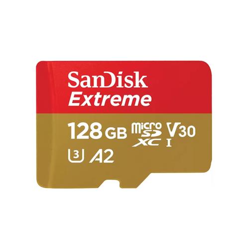 SanDisk Extreme microSDXC 128GB 160MB/s UHSI U3 Class 10 (SDSQXAA128GGN6GN) TSBOHEMIA.CZ