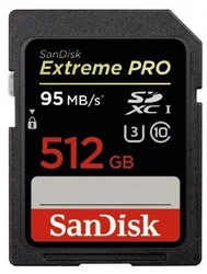 SanDisk Extreme Pro SDXC 512GB 95MB/s Class10 UHS-I