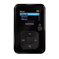 SanDisk Sansa Clip Plus 8 GB, FM rádio, MP3, WMA, černá