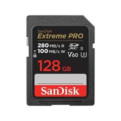 SanDisk SDXC Extreme PRO 128GB UHS-II U3, V60, 280MB/s