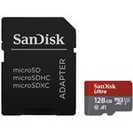 SanDisk Ultra microSDXC 128GB 140 MB/s UHS-I U1 Class 10 + Adaptér 