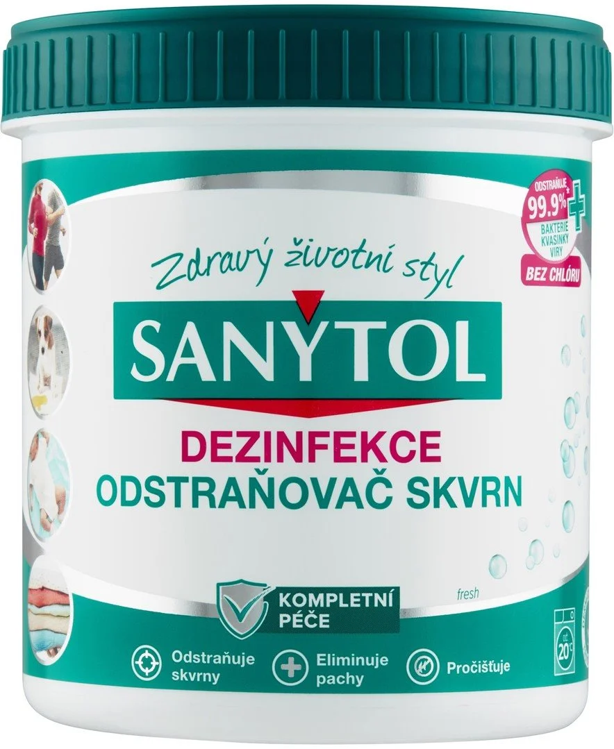 Sanytol dezinfekčný odstraňovač škvŕn 450g 3045206382007