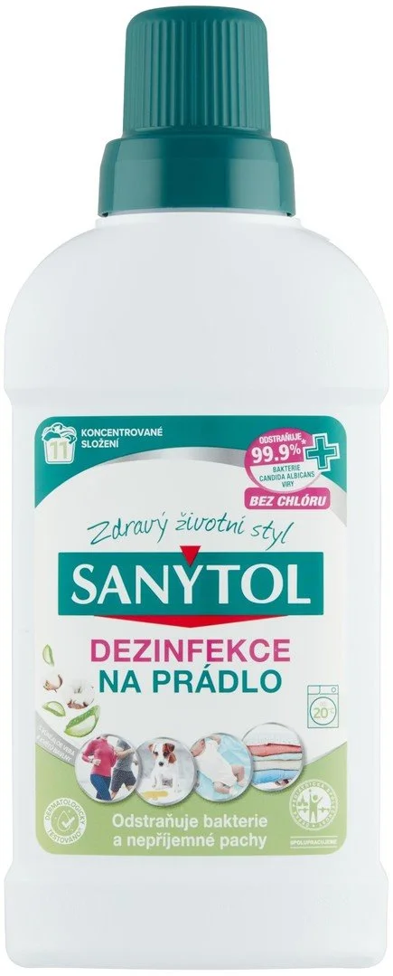 Sanytol dezinfekčný prostriedok na pranie Aloe Vera 500ml