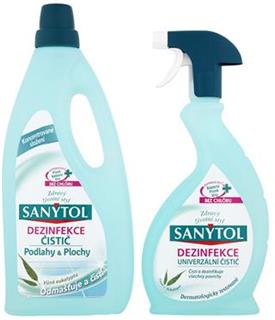 Sanytol duopack Dezinfekce Podlahy 1l + Univerzální sprej 500ml