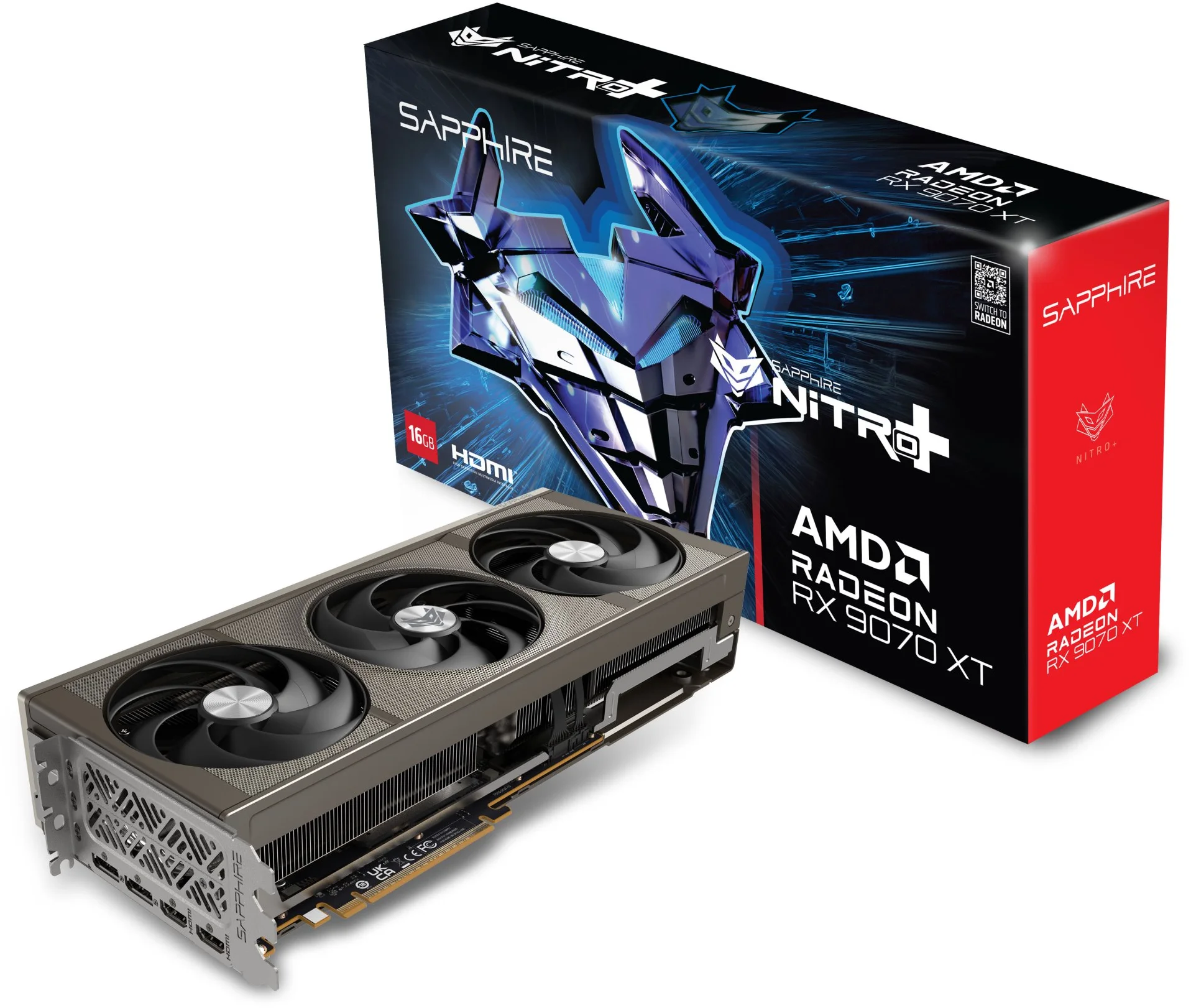 SAPPHIRE NITRO+ AMD Radeon RX 9070 XT GAMING 16 GB