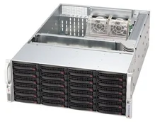  SC846E26-R1200 4U eATX13,24SAS2(dual SAS2 exp.), RearSlimCD, rPS 1200W (80+ GOLD), černý 