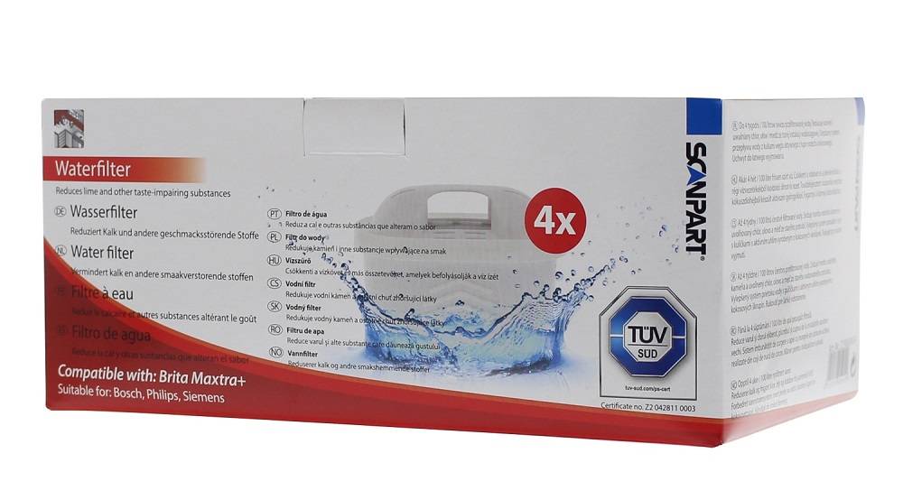 ScanPart Vodní filtr kompatibilní s Brita 4 ks