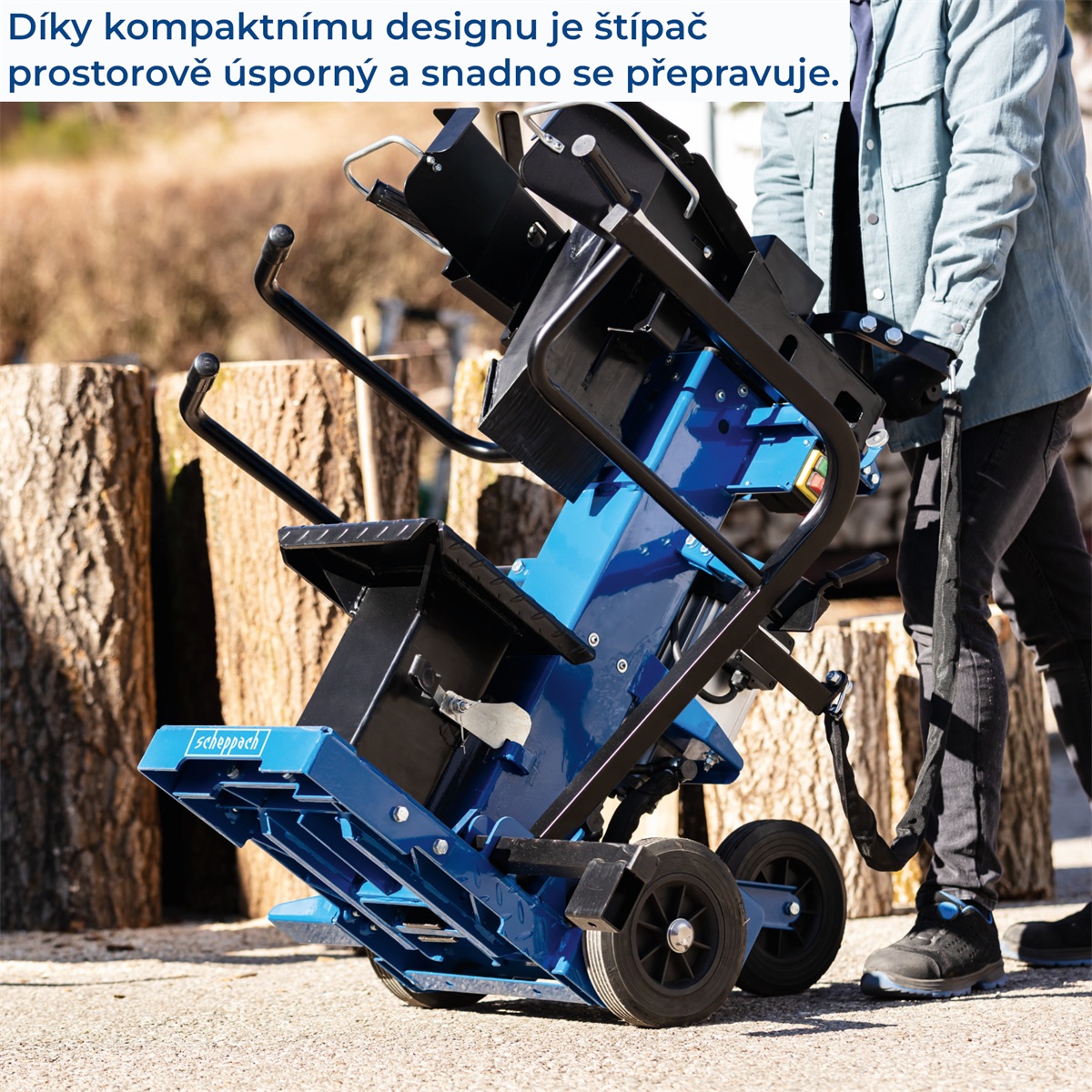 Scheppach Compact 15 T vertikální štípač na dřevo