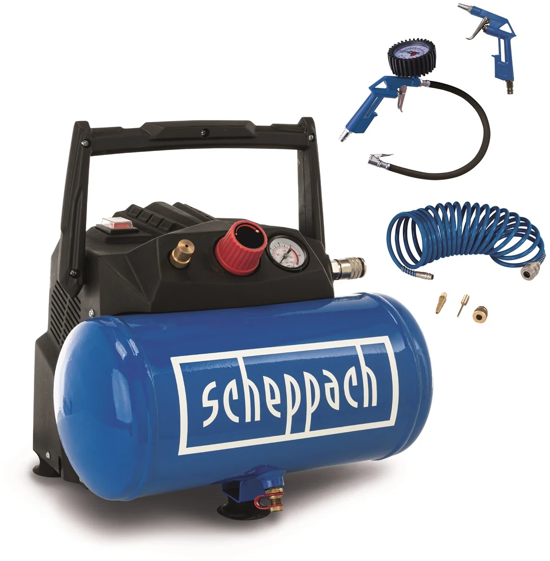 Scheppach HC 06 - bezolejový kompresor 6l