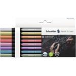 SCHNEIDER Akrylový popisovač "Paint-It 020", 8 různých kovových barev, sada, 1-2 mm ML02011502