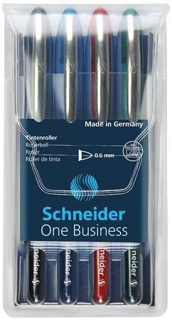 SCHNEIDER Roller "One Business", sada, 4 barvy, 0,6 mm