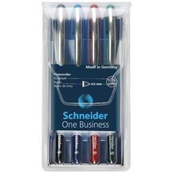 SCHNEIDER Roller "One Business", sada, 4 barvy, 0,6 mm