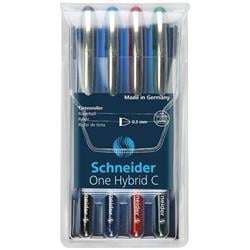 SCHNEIDER Roller "One Hybrid C", sada, 4 barvy, 0,3 mm