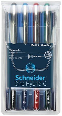 SCHNEIDER Valček "One Hybrid C", sada, 4 farby, 0,3 mm