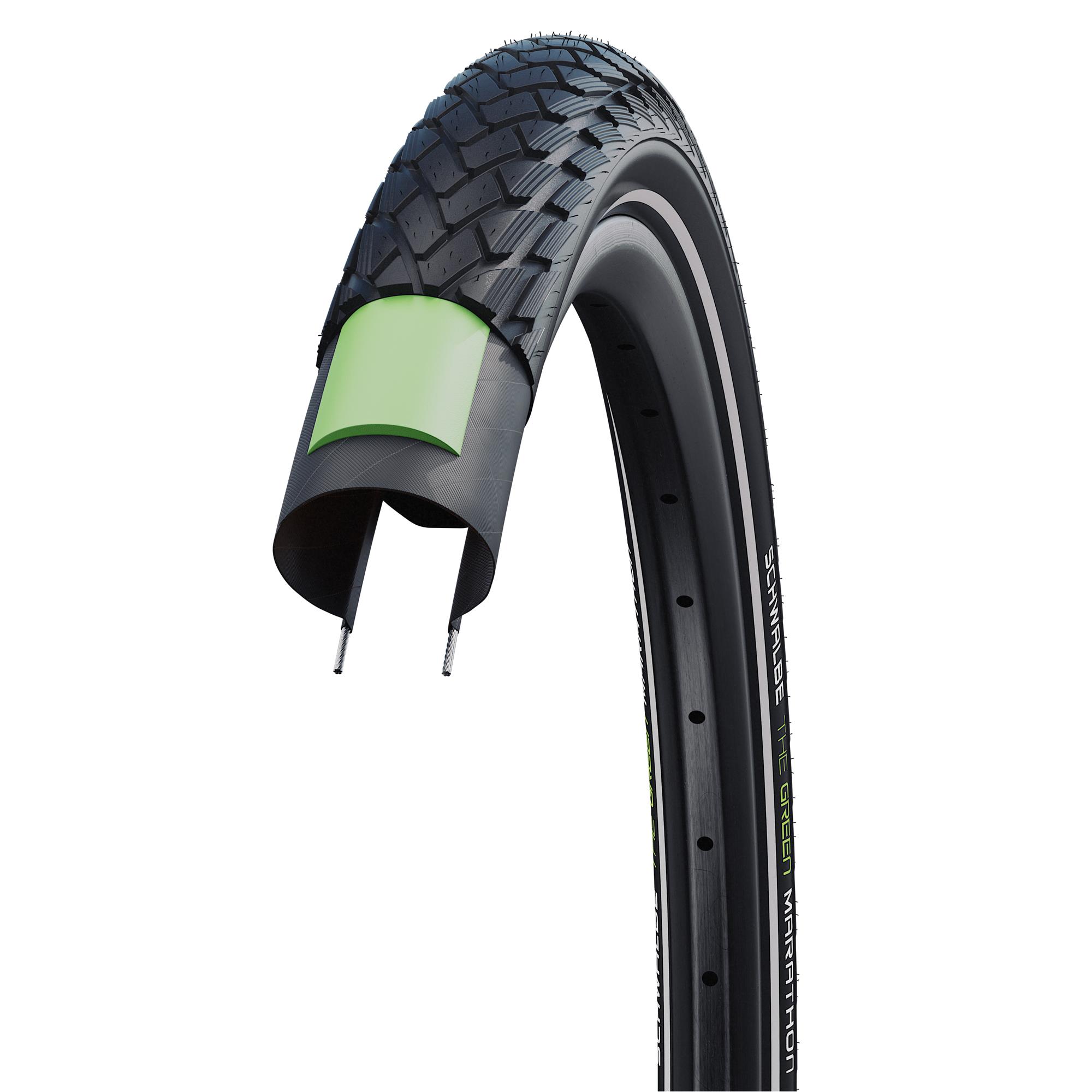 Schwalbe plášť Green Marathon 20x1.50 AddixEco GreenGuard reflexní pruh