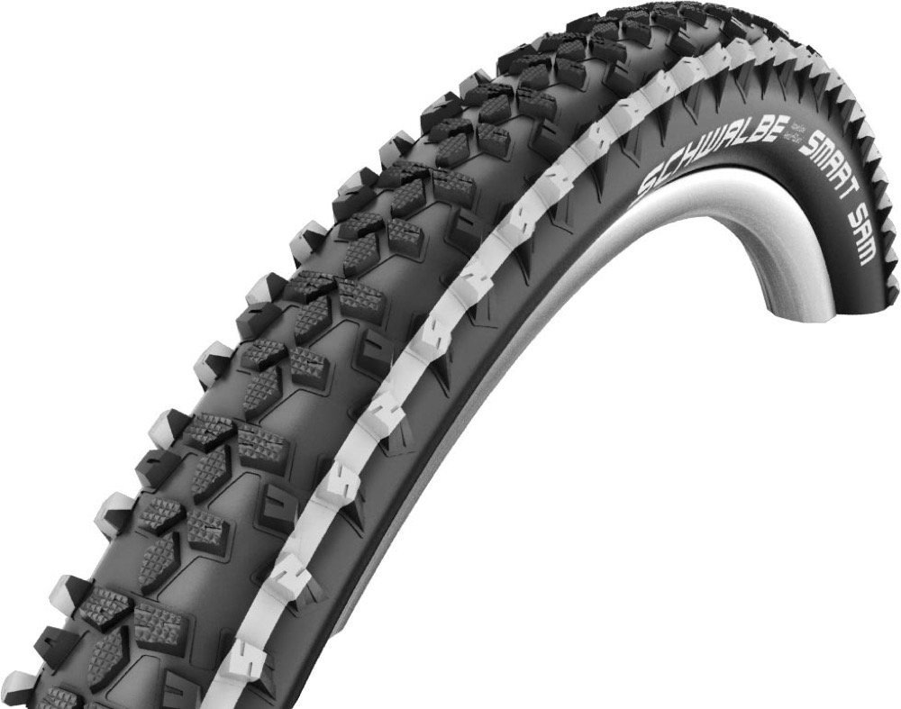 Schwalbe Smart Sam 26x2.25 New Addix Performance Bílé Pruhy (1110118201 ...