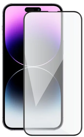 Screenshield APPLE iPhone 14 Pro Max (full COVER black) Tempered Glass Protection