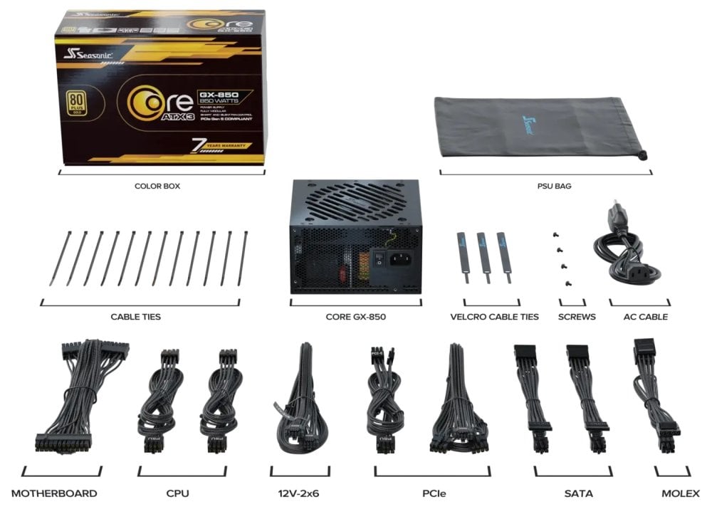 SEASONIC Core GX-850 850W