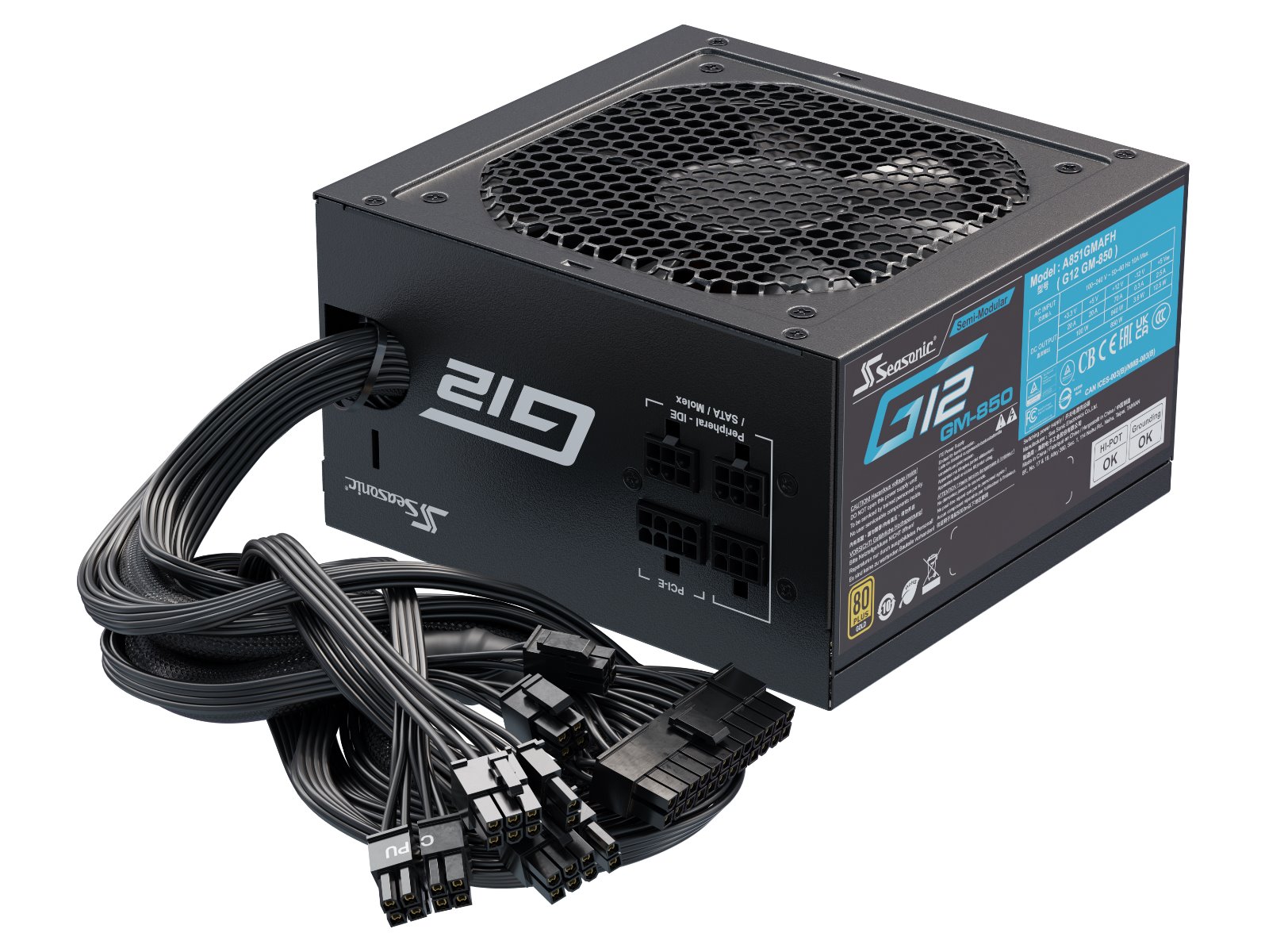 Seasonic G12 GM-850 Gold, 850 W