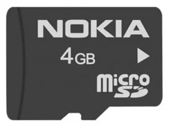 SECURE DIGITAL MICRO 4GB microSD(SDHC) class 4 Nokia MU-41