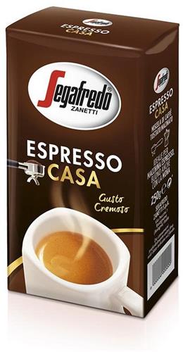 Segafredo Káva "Espresso Casa", mletá, pražená, vakuově balená, 250 g