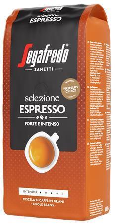 Segafredo Káva "Selezione Crema", pražená, zrnková, 1000g