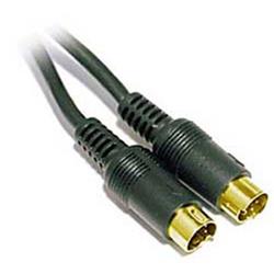 Sencor Digitální S-video - S-video, MiniDin 4-pin, prům.7mm, 5 m, zlatý