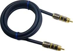 SENCOR Digitální video koaxiální kabel, Cinch/RCA-Cinch/RCA, zlatý 24K, 5m