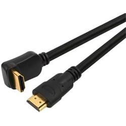 SENCOR HDMI 19pin, konektor A/M - konektor 90° A/M, pozlacený, délka 1,5 m