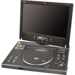SENCOR Přenosný LCD DVD přehrávač SPV 8011T, 10,2" (26cm) otáčecí, DVB-T + analogová TV, USB