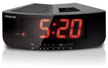 SENCOR Radiobudík SRC 107 S, velký LCD displej (nastavení jasu), funkce sleep, opakované buzení, AM/FM rádio
