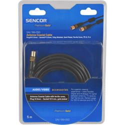 Sencor SAV 199-050 Anténní koaxiální kabel M-F PG