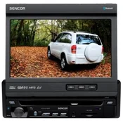 SENCOR SCD 9414BDR Autorádio, DVD/SD/USB přehrávač (MPEG4 / DivX 6.0/ XviD), 4x40W, 3D uživatelské rozhr., Bluetooth