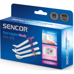 Sencor SOX 009 Náhradní hlavice pro ústní sprchu, 4 ks