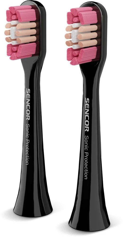 Sencor SOX 104 Náhradní hlavice Whitening pro SOC 4210BL/4211GD 2 ks, černá