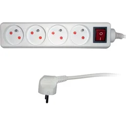 Sencor SPC 23 prodlužovací přívod 1,5m/4 3×1,0mm, 230V, s vypínačem