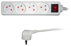 Sencor SPC 24 prodlužovací přívod 2m/4 3×1,0mm, 230V, s vypínačem - Kabely + redukce